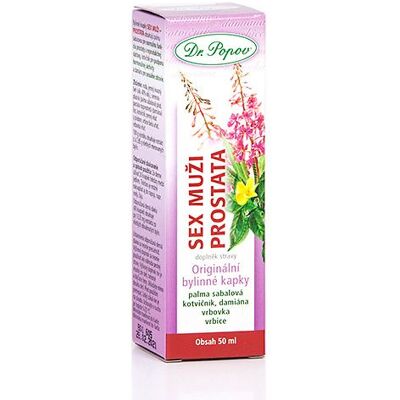 Dr. Popov Sex Muži - Prostata bylinné kapky 50 ml Dr. Popov Sex Muži - Prostata bylinné kapky 50 ml