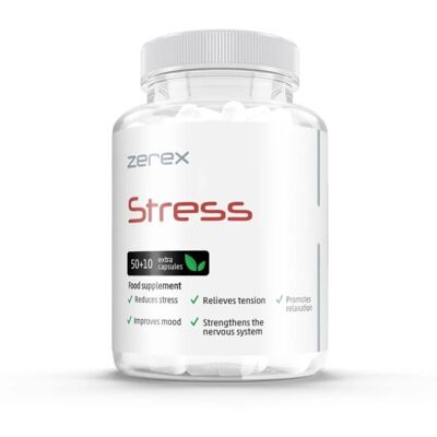 ZEREX Stress 60 kapslí - Doplněk stravy ZEREX Stress 60 kapslí - Doplněk stravy
