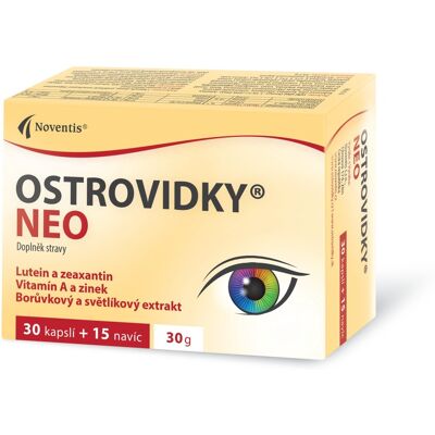 Noventis Ostrovidky Neo 30+15 kapslí Noventis Ostrovidky Neo 30+15 kapslí