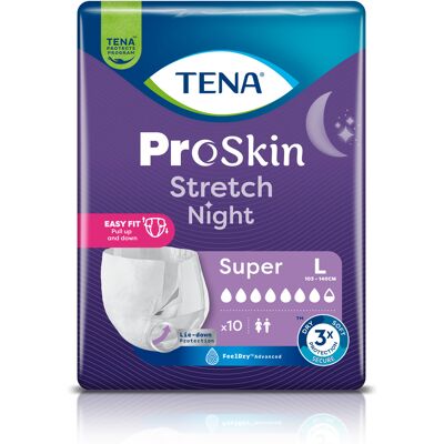 Tena Stretch Night Super vel. L inkontinenční kalhotky 10 ks Tena Stretch Night Super vel. L inkontinenční kalhotky 10 ks