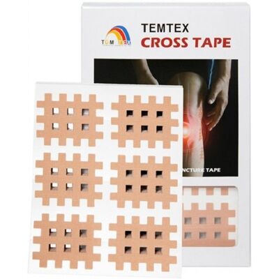 TEMTEX Cross Tape B, béžová 3,6 x 2,8 cm – 120 ks TEMTEX Cross Tape B, béžová 3,6 x 2,8 cm – 120 ks