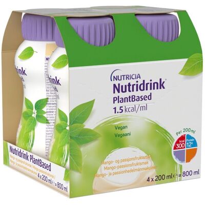 Nutridrink Plant Based Mango Passion - Dietní podpora Nutridrink Plant Based Mango Passion - Dietní podpora