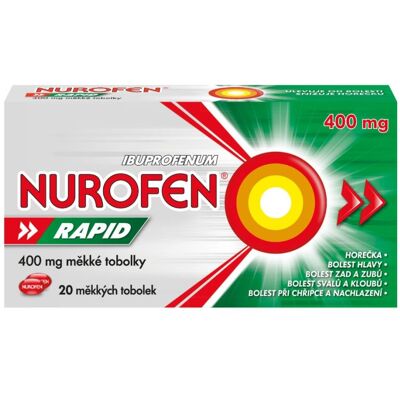 Nurofen Rapid 400 mg 20 tobolek Nurofen Rapid 400 mg 20 tobolek