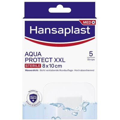 Hansaplast Med Aquaprotect XXL sterile 8 x 10 cm elastická náplast 5 ks Hansaplast Med Aquaprotect XXL sterile 8 x 10 cm elastická náplast 5 ks
