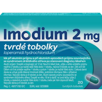 Imodium 2 mg 20 tobolek Imodium 2 mg 20 tobolek