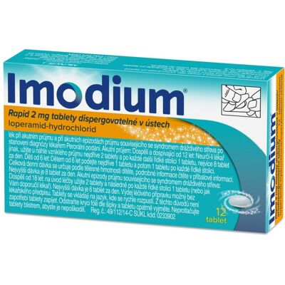 Imodium Rapid 2 mg 12 tablet Imodium Rapid 2 mg 12 tablet