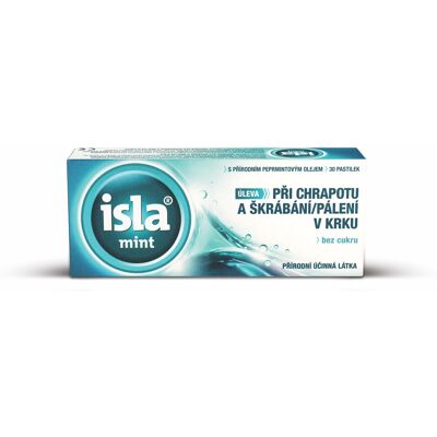 Isla Mint bylinné pastilky 30 pastilek Isla Mint bylinné pastilky 30 pastilek