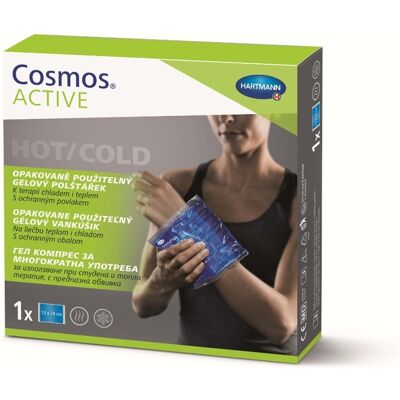 Cosmos Active Hot/Cold 13 x 14 cm gelový polštářek 1 ks Cosmos Active Hot/Cold 13 x 14 cm gelový polštářek 1 ks