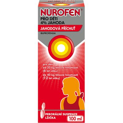 Nurofen Třešně Děti 40mg/ml Orální Suspenze - Dětské léky Nurofen Třešně Děti 40mg/ml Orální Suspenze - Dětské léky