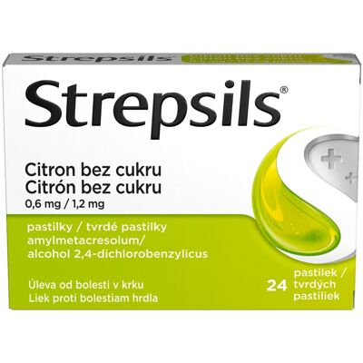 Strepsils Citrón Bez Cukru - Úleva od Bolesti v Ústní Dutine Strepsils Citrón Bez Cukru - Úleva od Bolesti v Ústní Dutine