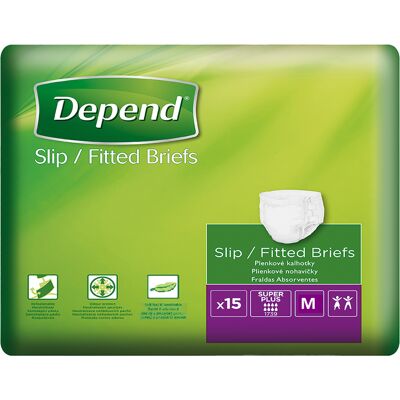 Inkontinenční kalhotky Depend M - Prodyšné, Hypoalergenní Inkontinenční kalhotky Depend M - Prodyšné, Hypoalergenní
