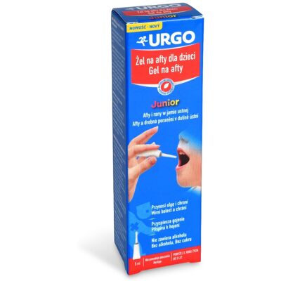 Urgo Junior Gel na Afty - Ústní gel - 8ml Urgo Junior Gel na Afty - Ústní gel - 8ml