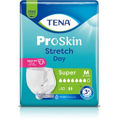 Tena Stretch Day Super vel. M inkontinenční kalhotky 10 ks Tena Stretch Day Super vel. M inkontinenční kalhotky 10 ks