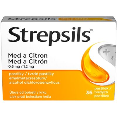 Strepsils Med a Citron - Pastilky Strepsils Med a Citron - Pastilky