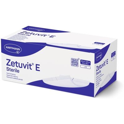 Zetuvit E savé kompresy 20 x 20 cm sterilní 15 ks Zetuvit E savé kompresy 20 x 20 cm sterilní 15 ks