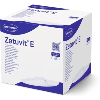 Zetuvit E savé kompresy 20 x 20 cm nesterilní 50 ks Zetuvit E savé kompresy 20 x 20 cm nesterilní 50 ks