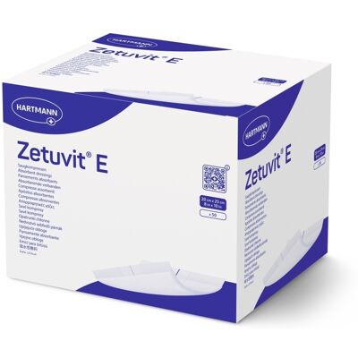 Zetuvit E savé kompresy 20 x 25 cm nesterilní 50 ks Zetuvit E savé kompresy 20 x 25 cm nesterilní 50 ks