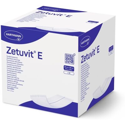 Zetuvit E savé kompresy 20 x 40 cm nesterilní 30 ks Zetuvit E savé kompresy 20 x 40 cm nesterilní 30 ks