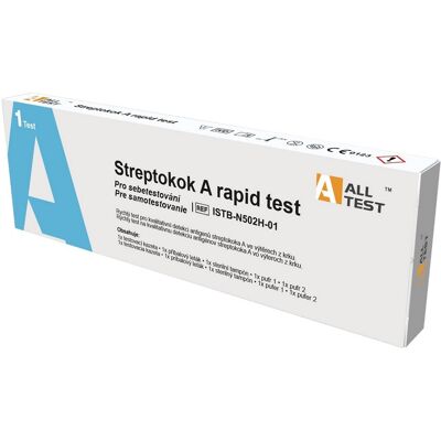 Alltest Streptokok A rapid test 1 ks Alltest Streptokok A rapid test 1 ks