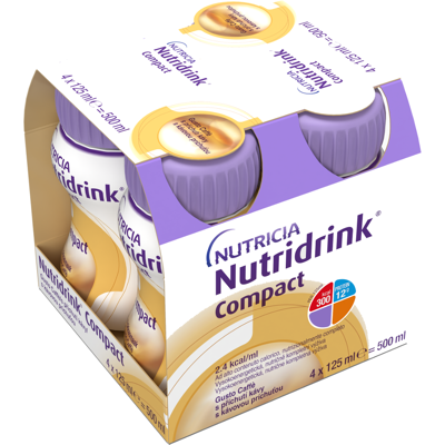 Nutridrink Compact s příchutí kávy 4x125 ml Nutridrink Compact s příchutí kávy 4x125 ml