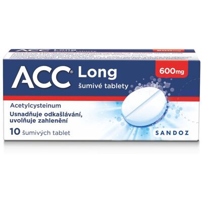 ACC LONG 600 mg 10 šumivých tablet ACC LONG 600 mg 10 šumivých tablet