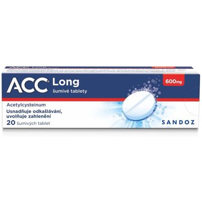 Perlivé tablety ACC Long 600mg - Dýchací cesty Perlivé tablety ACC Long 600mg - Dýchací cesty