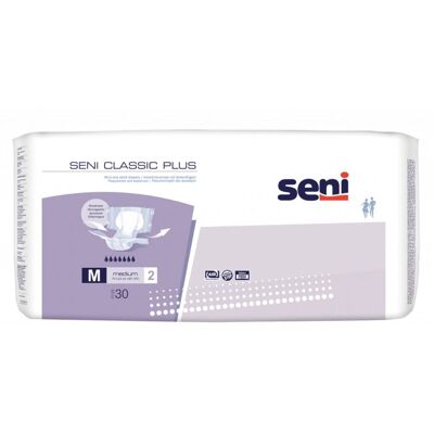 Seni Classic Plus Medium inkontinenční plenkové kalhotky 30 ks Seni Classic Plus Medium inkontinenční plenkové kalhotky 30 ks