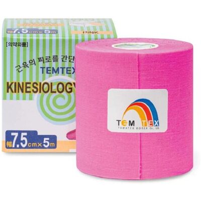 TEMTEX Kinesio tape Classic, růžová tejpovací páska 7,5cm x 5m TEMTEX Kinesio tape Classic, růžová tejpovací páska 7,5cm x 5m