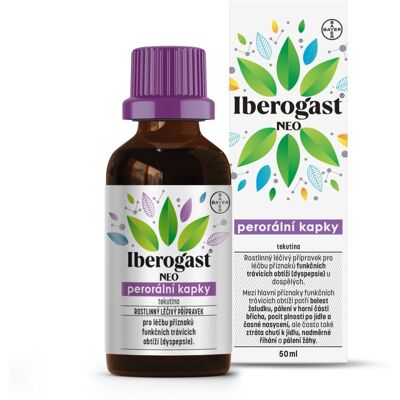 Iberogast NEO perorální kapky 50 ml Iberogast NEO perorální kapky 50 ml