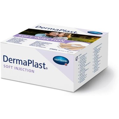 Dermaplast Soft injection 16 x 40 mm náplast 250 ks Dermaplast Soft injection 16 x 40 mm náplast 250 ks