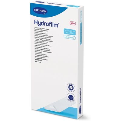 Hartmann Hydrofilm 10 cm x 25 cm náplast fixační 25 ks Hartmann Hydrofilm 10 cm x 25 cm náplast fixační 25 ks