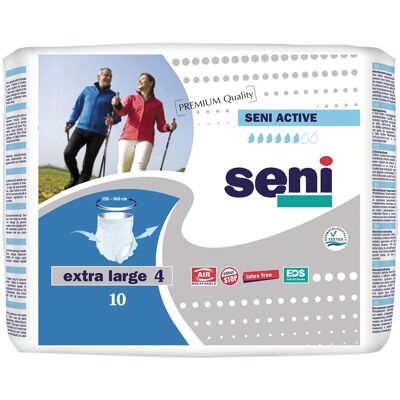 Seni Active Extra Large inkontinenční plenkové kalhotky 10 ks Seni Active Extra Large inkontinenční plenkové kalhotky 10 ks
