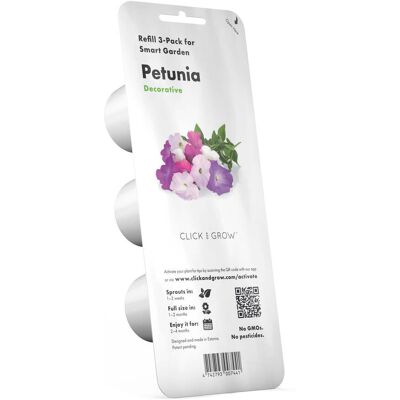 Click & Grow Náplň pro chytré květináče 3 ks - petunie Click & Grow Náplň pro chytré květináče 3 ks - petunie