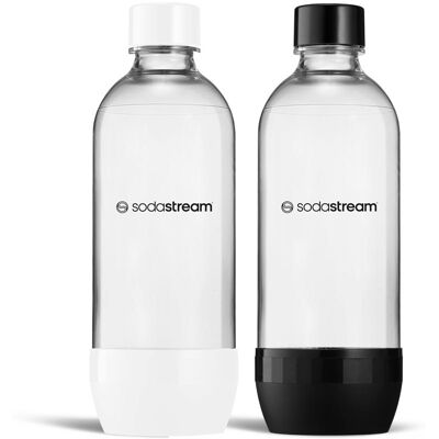 SODASTREAM Lahev Jet do myčky 1 l 2 ks Black & White SODASTREAM Lahev Jet do myčky 1 l 2 ks Black & White