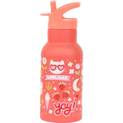 A Little Lovely Company - RVS drinkfles Fun - 350 ml - Láhev A Little Lovely Company - RVS drinkfles Fun - 350 ml - Láhev