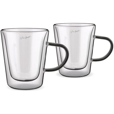 LAMART LT9120 Vaso sklenice tea 300 ml 2 ks černé LAMART LT9120 Vaso sklenice tea 300 ml 2 ks černé