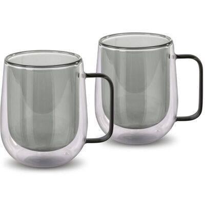 LAMART LT9123 Vaso sklenice na čaj 250 ml 2 ks černé LAMART LT9123 Vaso sklenice na čaj 250 ml 2 ks černé