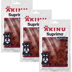 Akinu SUPRIMO SELECTION Kachní maso pamlsek pro psy 75 g MTP 3 ks Akinu SUPRIMO SELECTION Kachní maso pamlsek pro psy 75 g MTP 3 ks