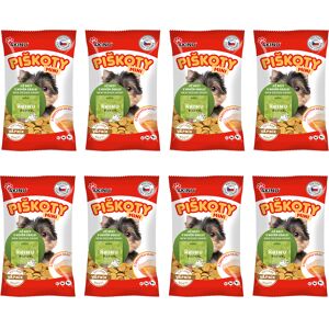 Akinu Mini piškoty s vápníkem pamlsek pro psy 8 x 120 g Akinu Mini piškoty s vápníkem pamlsek pro psy 8 x 120 g