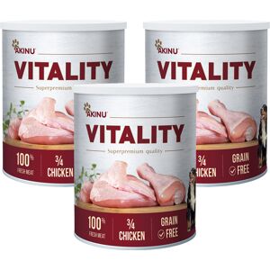 Akinu VITALITY 3/4 Kuřete konzerva pro psy 3 x 800 g Akinu VITALITY 3/4 Kuřete konzerva pro psy 3 x 800 g