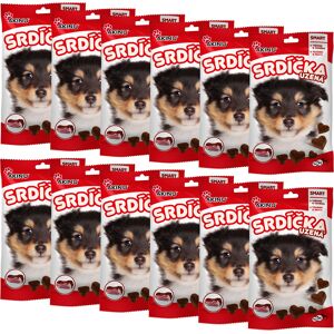 Akinu Uzená srdíčka pamlsek pro psy 12 x 60 g Akinu Uzená srdíčka pamlsek pro psy 12 x 60 g