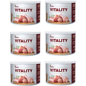 Akinu VITALITY Kuře jemně krájené konzerva pro psy 6 x 200 g Akinu VITALITY Kuře jemně krájené konzerva pro psy 6 x 200 g
