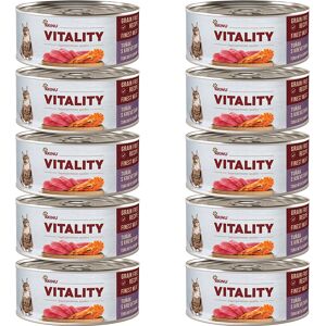 Akinu VITALITY Tuňák & krevety konzerva pro kočky 10 x 70 g Akinu VITALITY Tuňák & krevety konzerva pro kočky 10 x 70 g