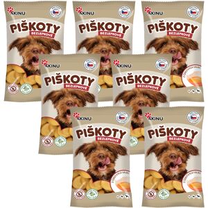 Akinu Bezlepkové piškoty pamlsek pro psy 7 x 120 g Akinu Bezlepkové piškoty pamlsek pro psy 7 x 120 g