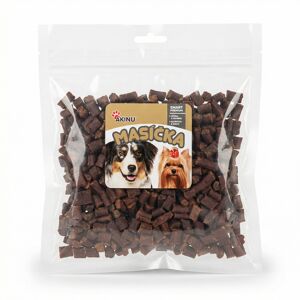 Akinu MASÍČKA Jehněčí kousky pamlsek pro psy 300 g Akinu MASÍČKA Jehněčí kousky pamlsek pro psy 300 g