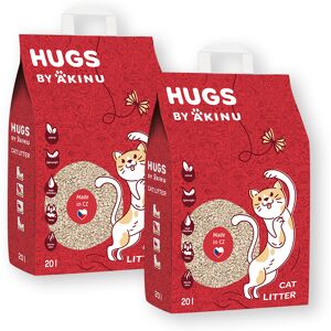 Akinu HUGS by Akinu Křemelinové stelivo pro kočky 2 x 20 l Akinu HUGS by Akinu Křemelinové stelivo pro kočky 2 x 20 l