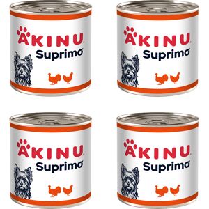 Akinu SUPRIMO Mleté s krůtím konzerva pro psy 400 g MTP 4 ks Akinu SUPRIMO Mleté s krůtím konzerva pro psy 400 g MTP 4 ks