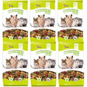 Akinu Kompletní menu krmivo pro malé hlodavce 6 x 1 kg Akinu Kompletní menu krmivo pro malé hlodavce 6 x 1 kg