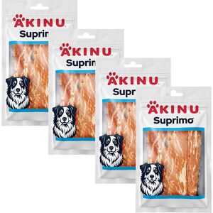Akinu SUPRIMO Losos s kůží plátky pamlsek pro psy mramorované 75 g MTP 4 ks Akinu SUPRIMO Losos s kůží plátky pamlsek pro psy mramorované 75 g MTP 4 ks