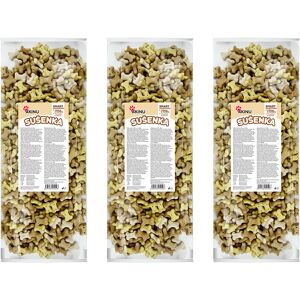 Akinu Kostičky sušenka pamlsek pro psy 2,2 cm 3 x 1 000 g Akinu Kostičky sušenka pamlsek pro psy 2,2 cm 3 x 1 000 g